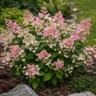Hortenzia metlinatá (Hydrangea paniculata) ‘CONFETTI’ – výška 10-20 cm, kont. C2L